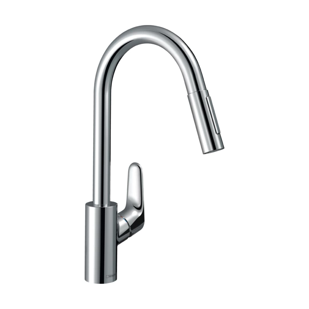 Griferia Cocina Focus M41 Caño Extraíble 2 Jet 31815000 Cromada