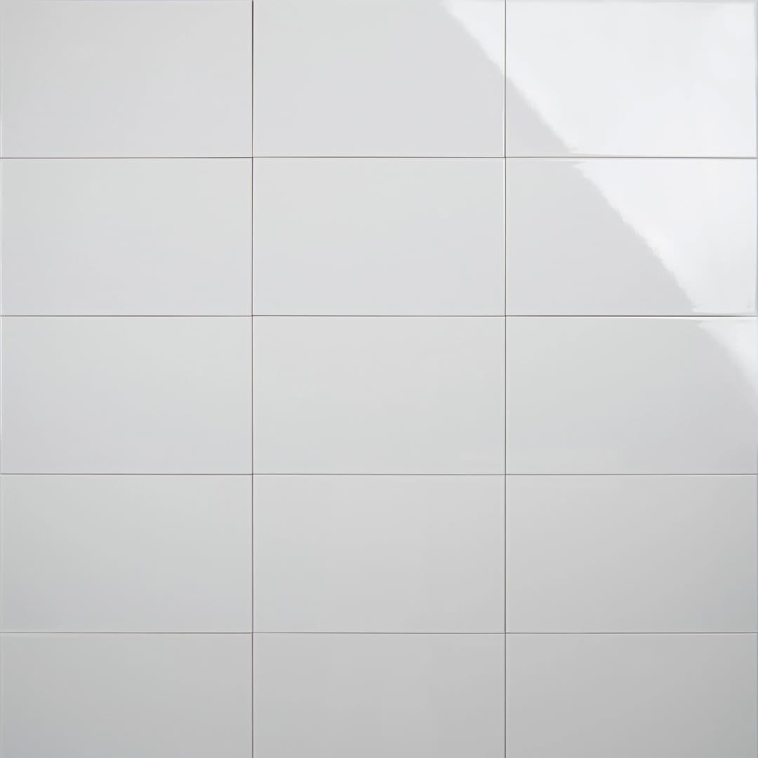 Cerámica Muro Everest Blanco Brillante 25x40 cm