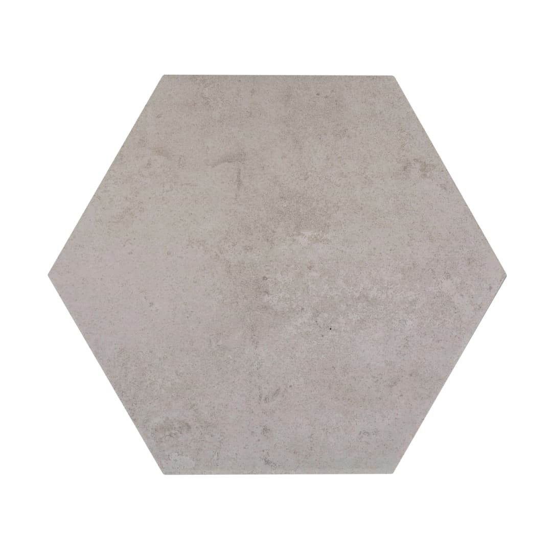 Gres Porcelánico Hexagon City White Mate 20x25 cm