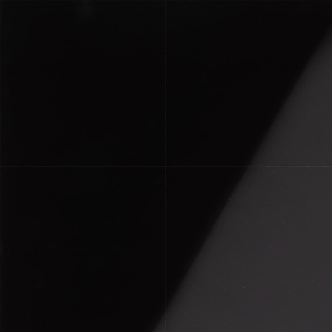 Porcelanato Plain Black Pulido 60x60 cm
