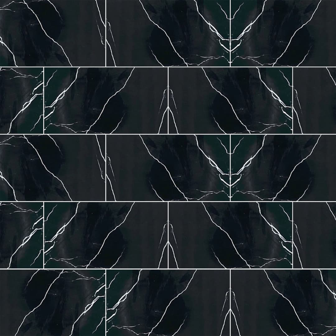 Cerámica Muro Glaciar Marquina Brillante 30x60 cm