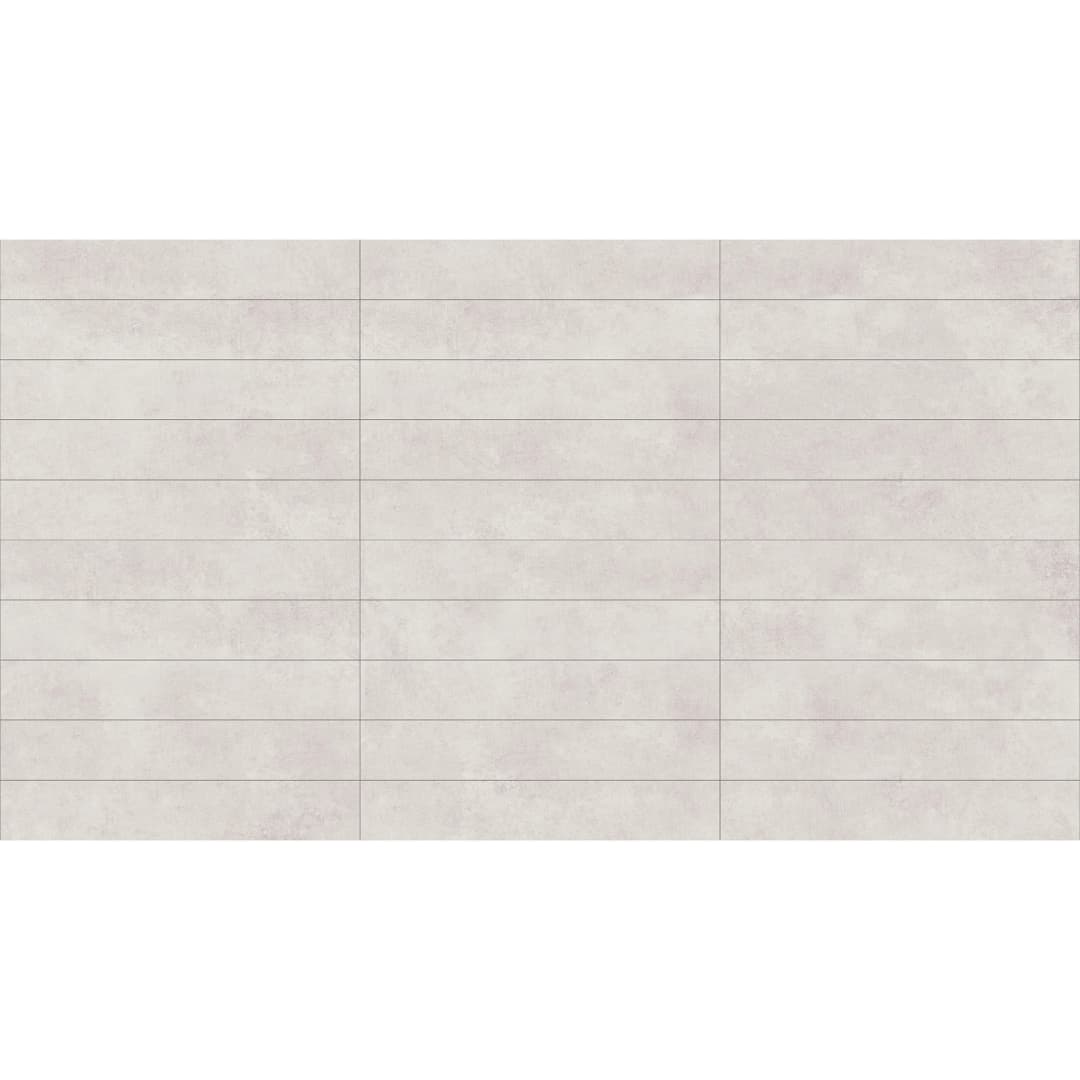 Porcelanato District Blanco Mate 20x120 cm