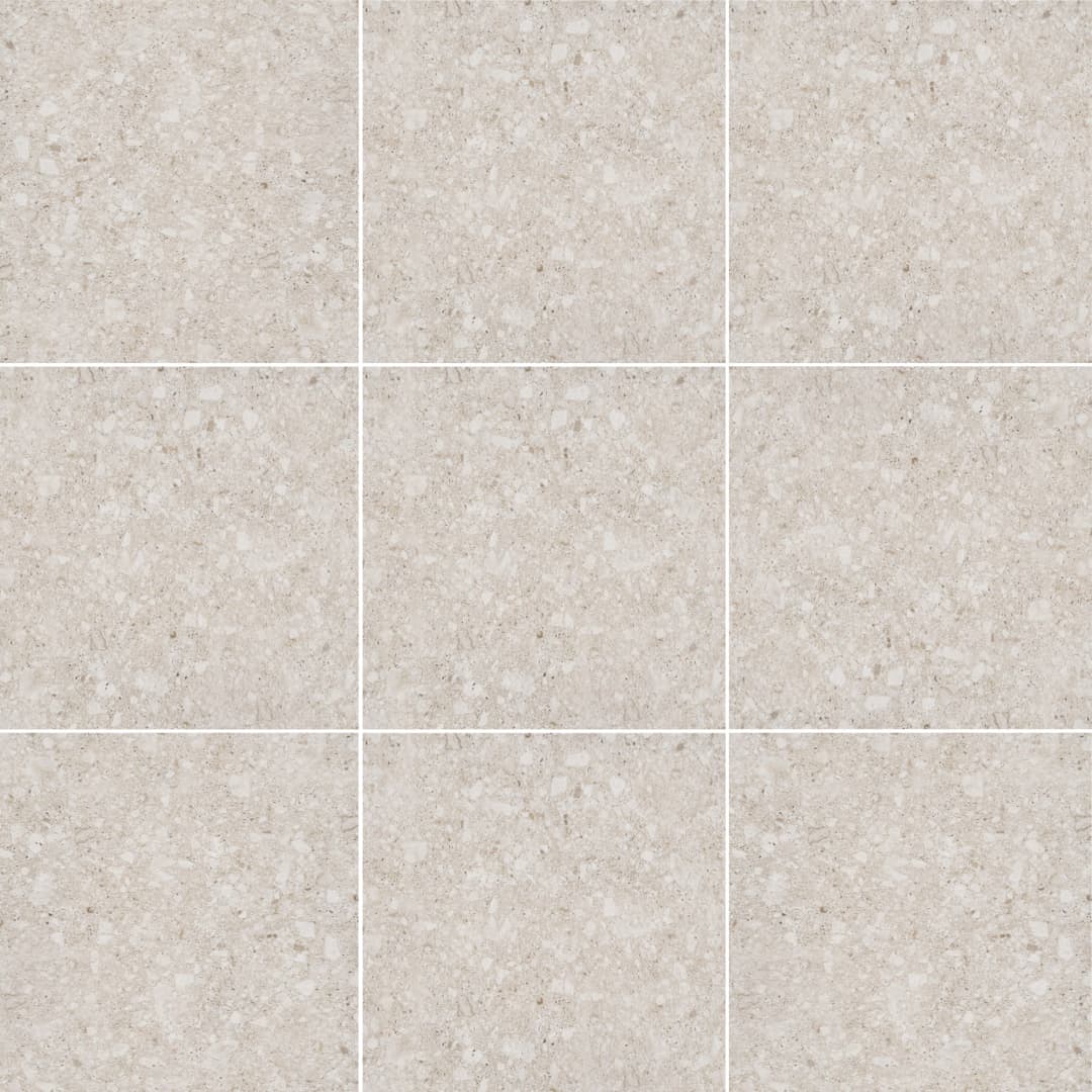 Porcelanato Terrazo Marfil Mate 60x60 cm