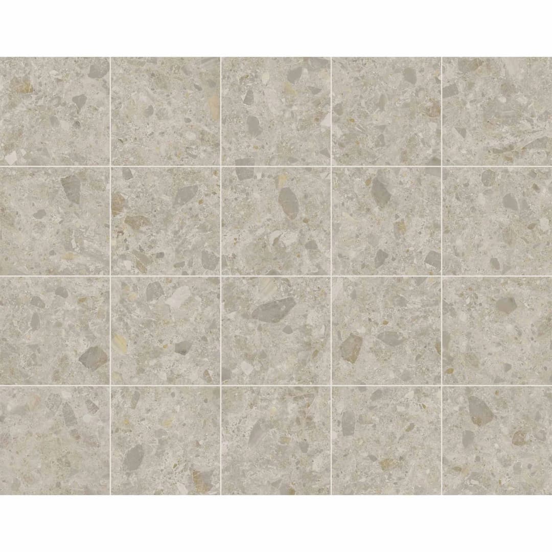 Porcelanato Terrastone Beige/Gris Mate 60x60 cm
