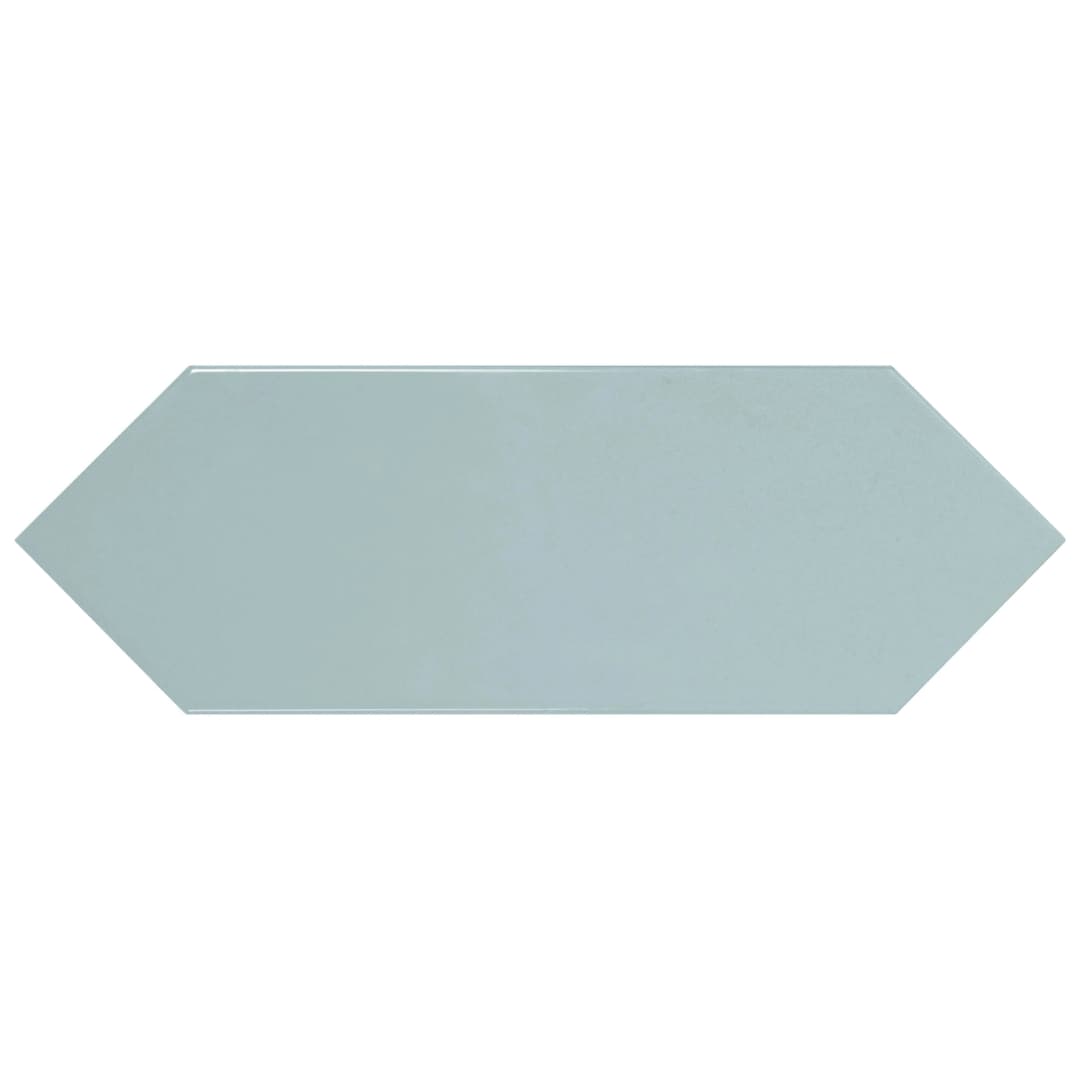 Cerámica Muro Picket Sky Blue Brillante 10x30 cm