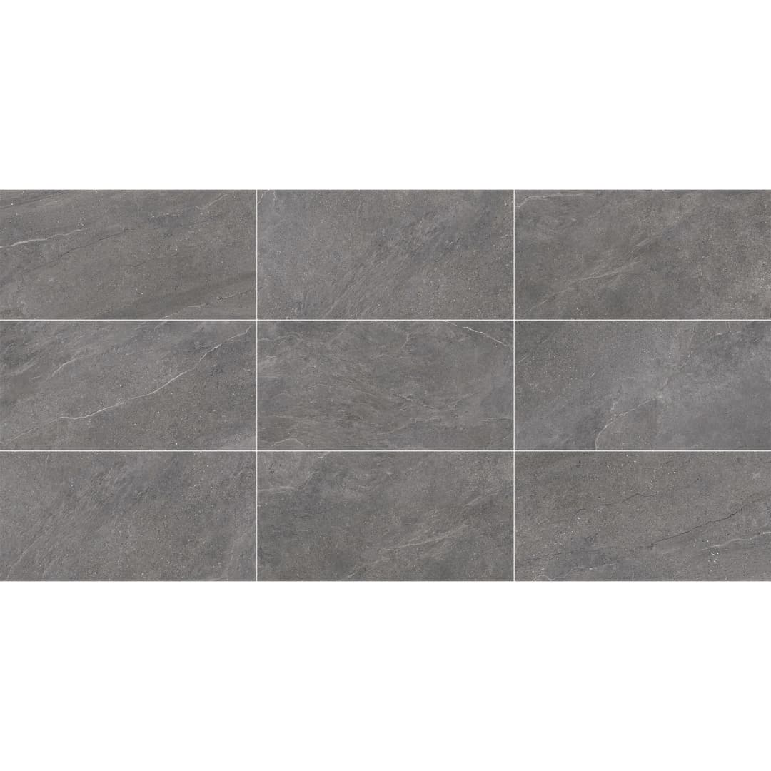 Porcelanato Unlimited Dark Grey Mate 60x120 cm