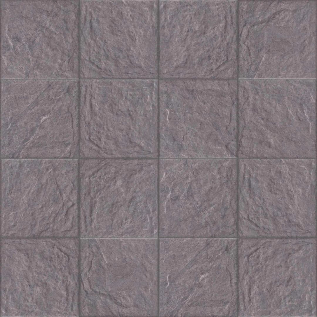 Porcelanato Apalaches Rocha Grafito Rustico R11 14.5x14.5 cm