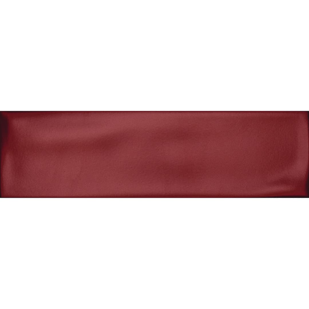 Cerámica Muro Vivant Rojo Mate 7x24 cm