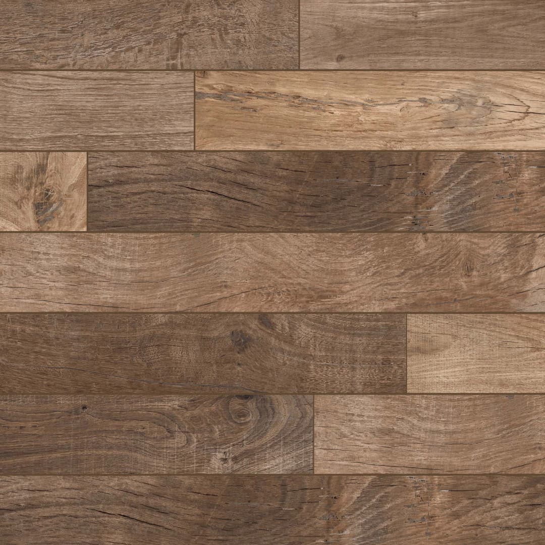 Porcelanato Nodis Rovere Café Mate 10x70 cm
