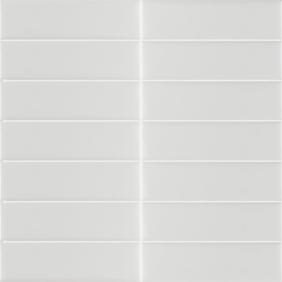 Cerámica Muro Liverpool White Mate 7x24 cm