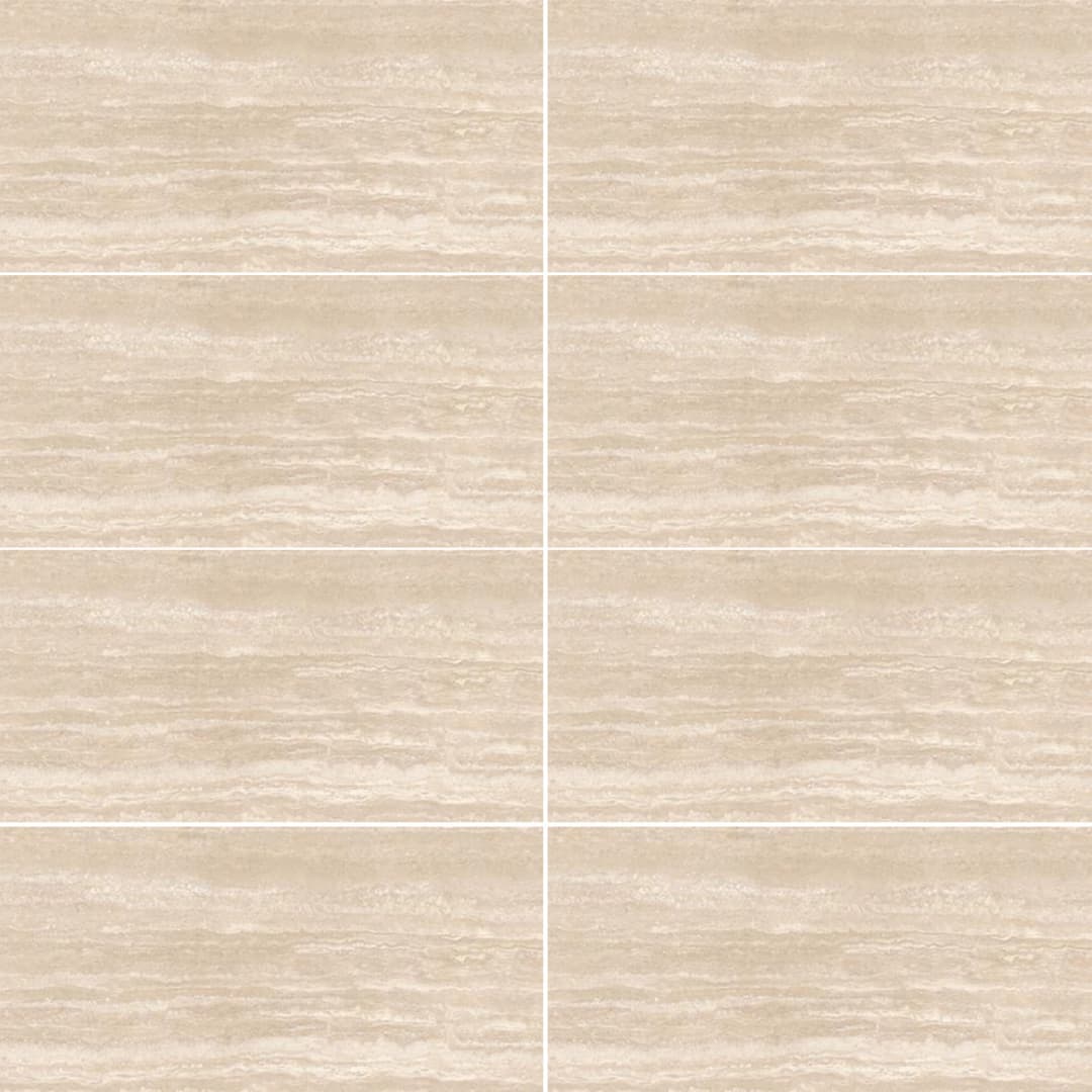 Porcelanato Travertino Vein Beige Mate 60x120 cm