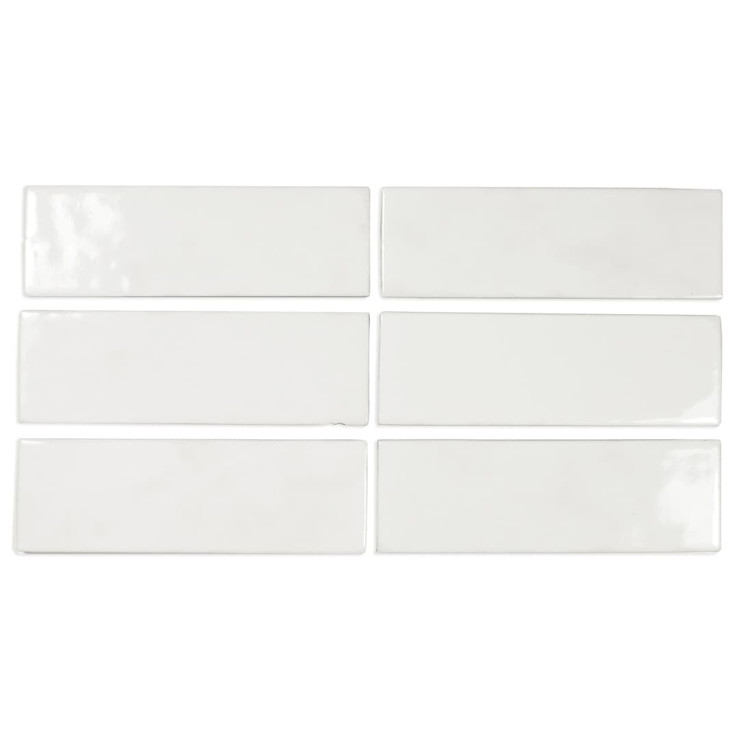 Porcelanato Bejmar Biscuit White Brillante 5x15 cm