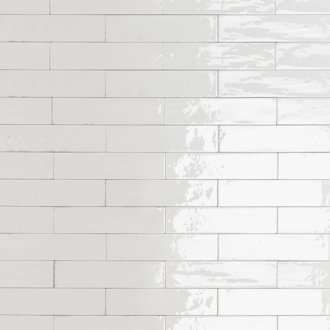 Porcelanato Lume White Pulido 6x24.5 cm