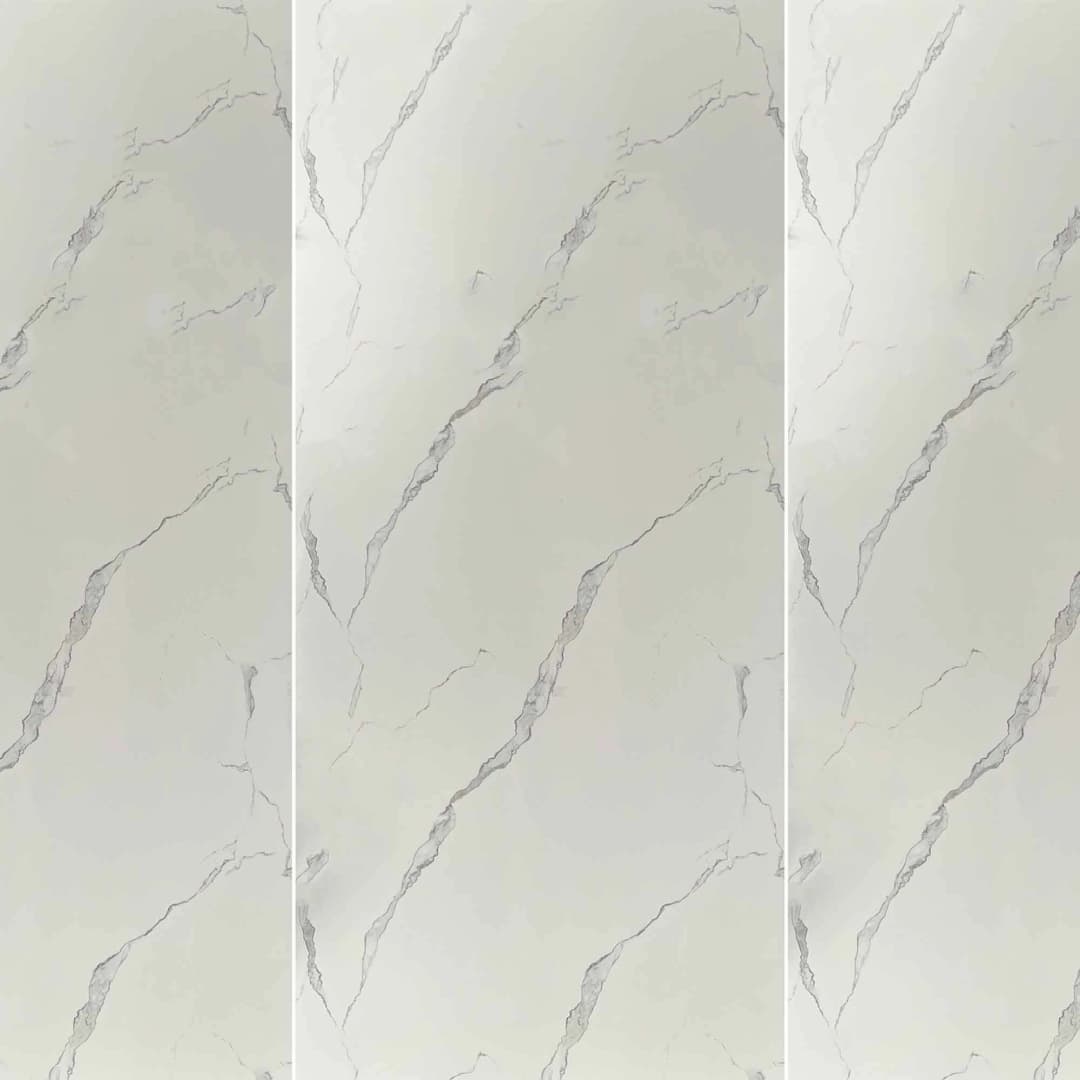 SPC Wall Stein Marble Blanco Brillante 60x120 cm