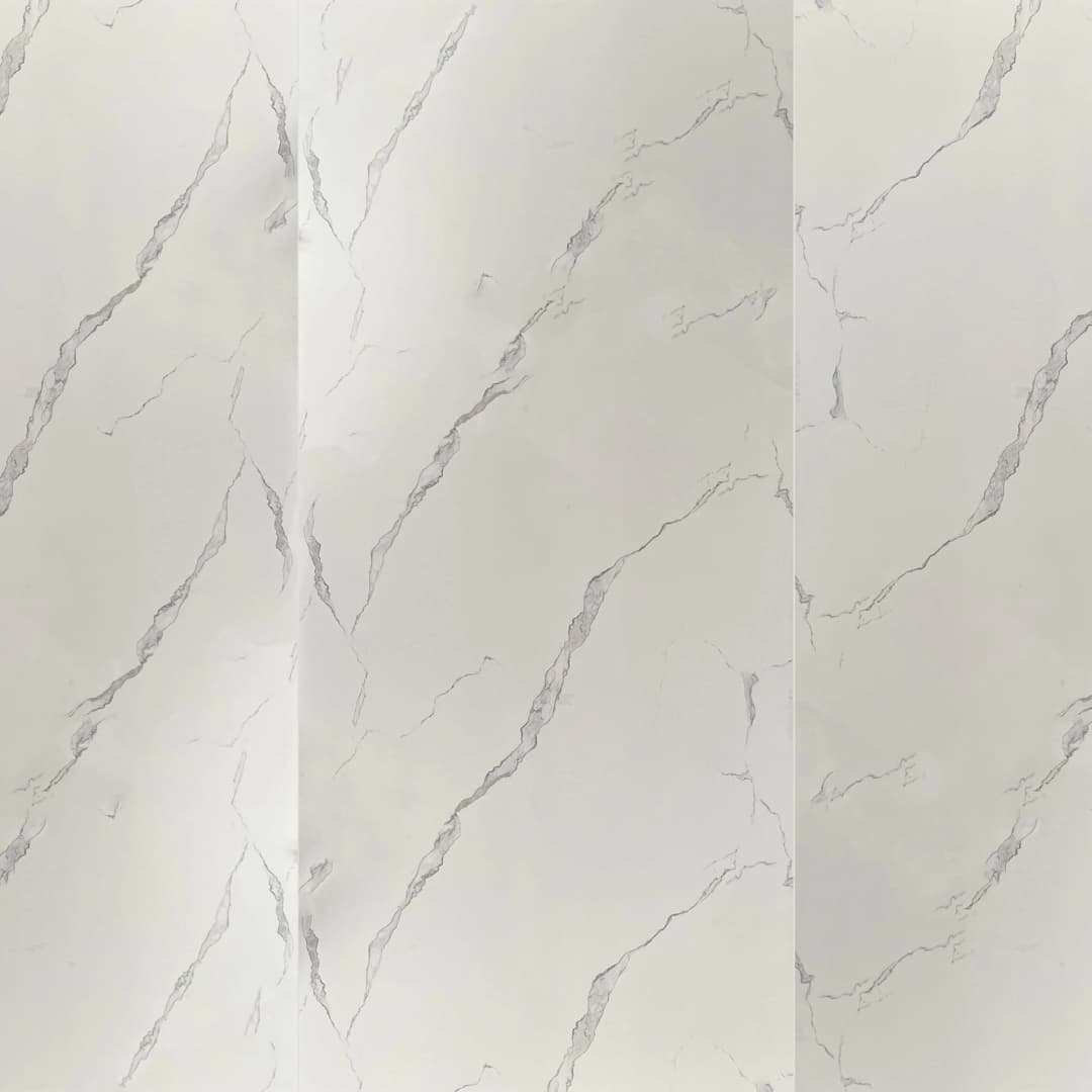 SPC Wall Stein Marble Blanco Brillante 120x240 cm