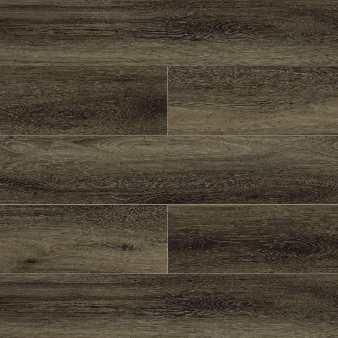 Piso Vinílico SPC Iguazu Dark Brown Plus 1511x229 mm