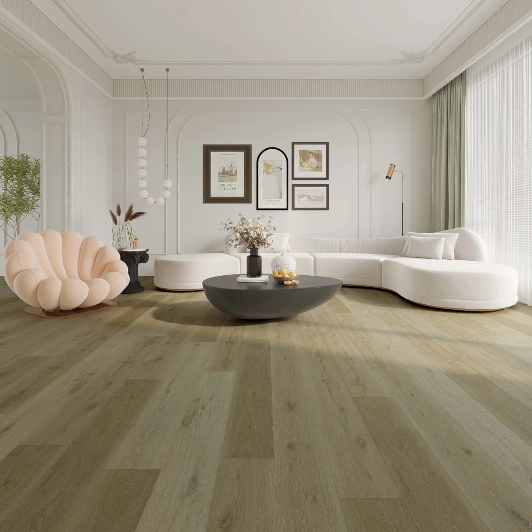 Piso Vinílico SPC Pure Natural Libre de PVC 1220x181 mm