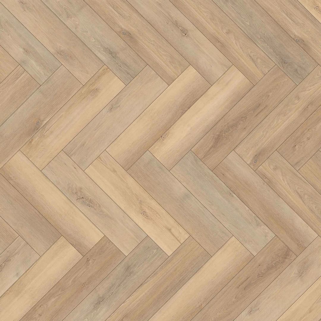 Piso Vinílico SPC Indie Chevron Champagne 600x150 mm