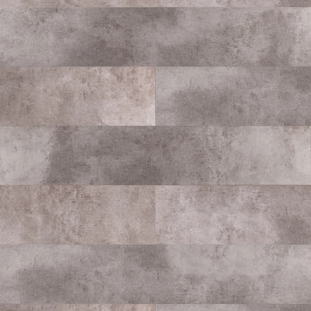 Piso Vinílico SPC Flow Grey con Bisel 1220x229 mm