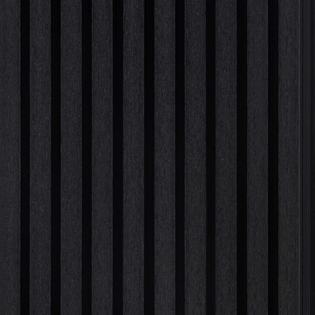 Wall Panel Exterior Cladding WPC Ultrashield Negro 196.5x2800 mm
