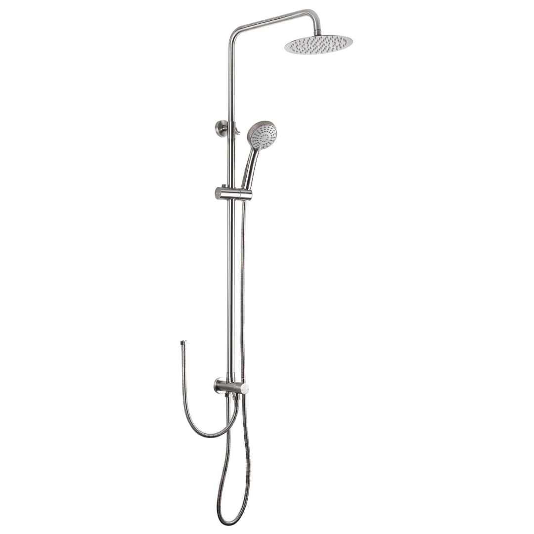 Columna Ducha New Home Brushed 20 cm para Mezclador o Grifería Expuesta