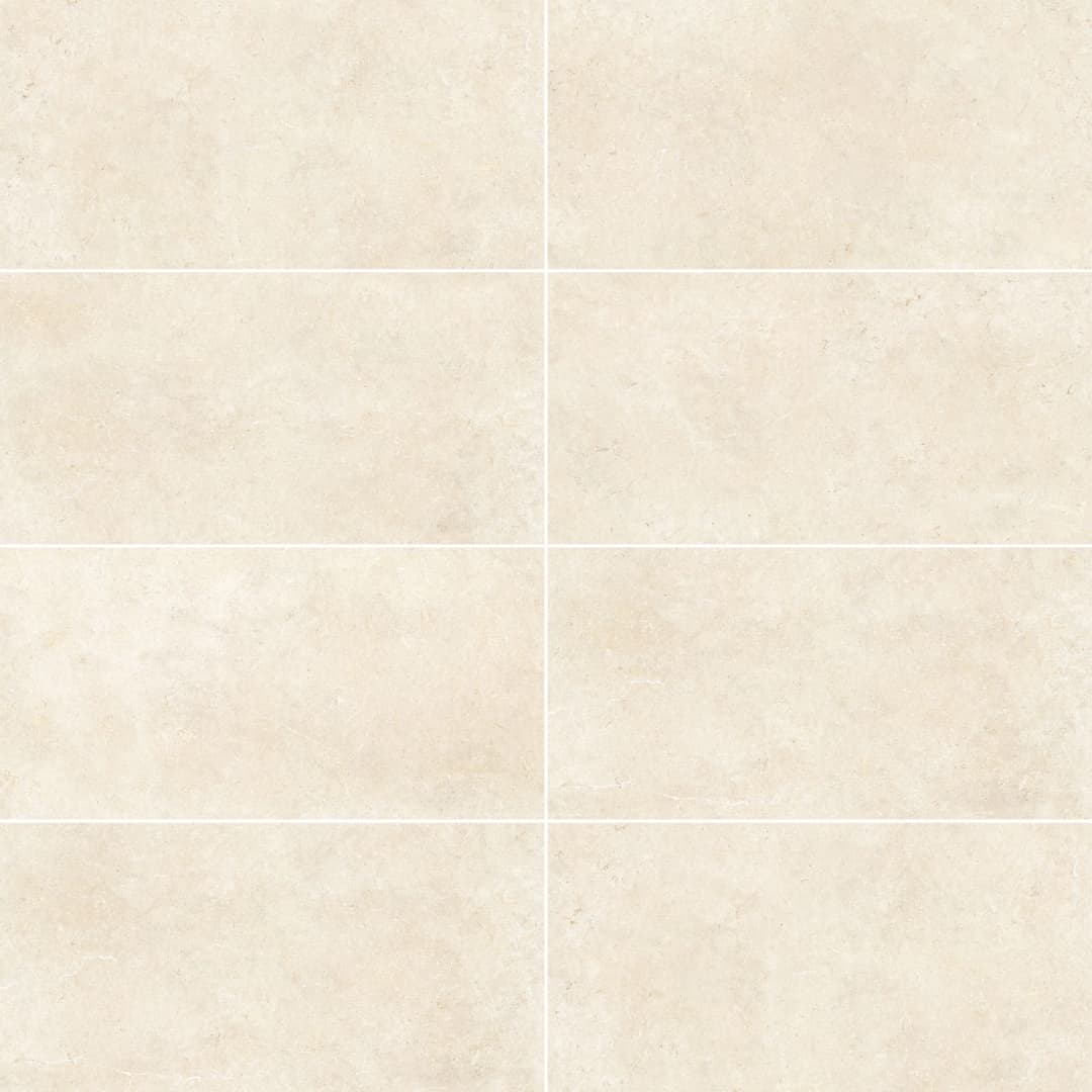 Porcelanato Limestone Ivory Mate 75x150 cm