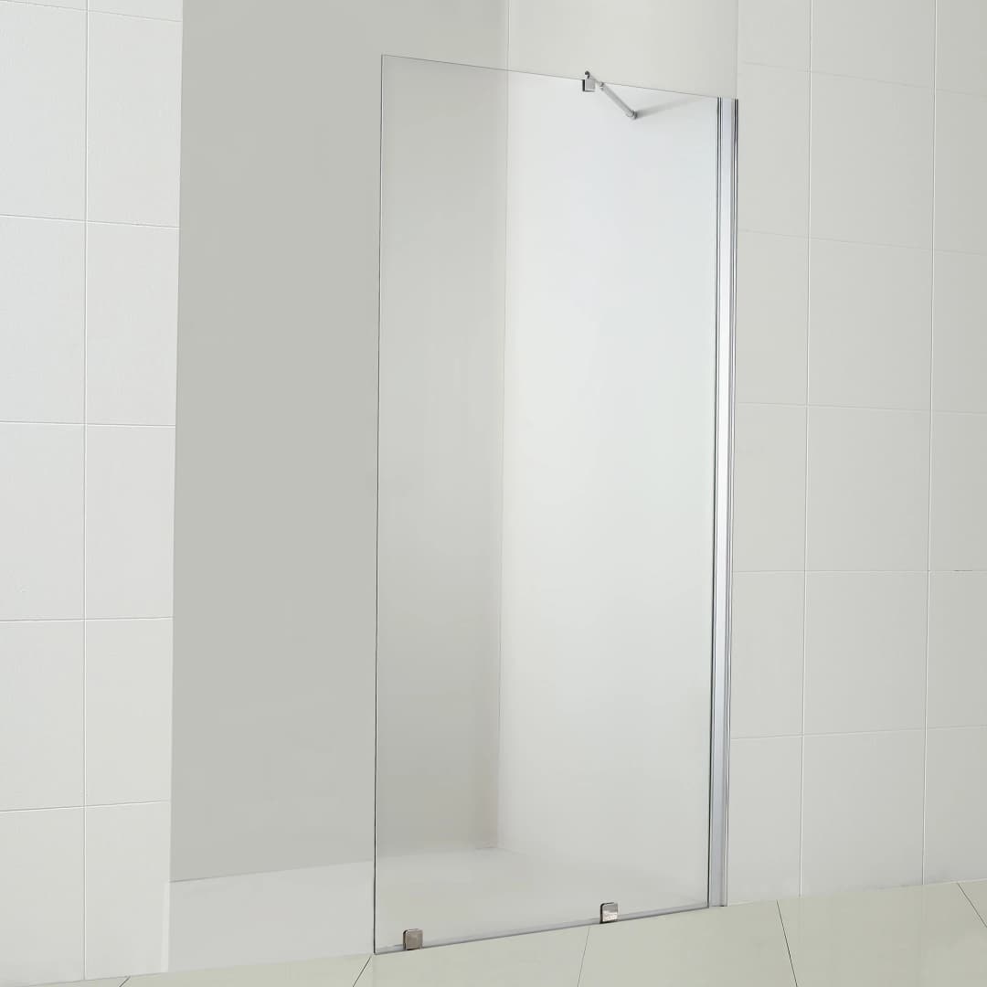 Mampara Ducha Style Fija Vidro Templado Cromada 800x1980 mm
