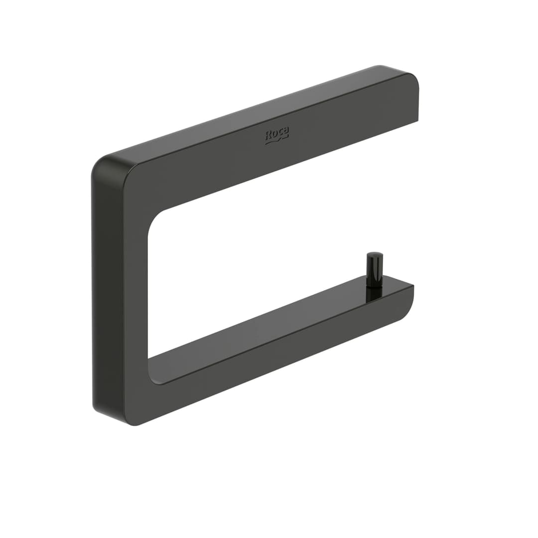 Portarollo Tempo sin Tapa Metal Negro 15x2.2x9.5 cm