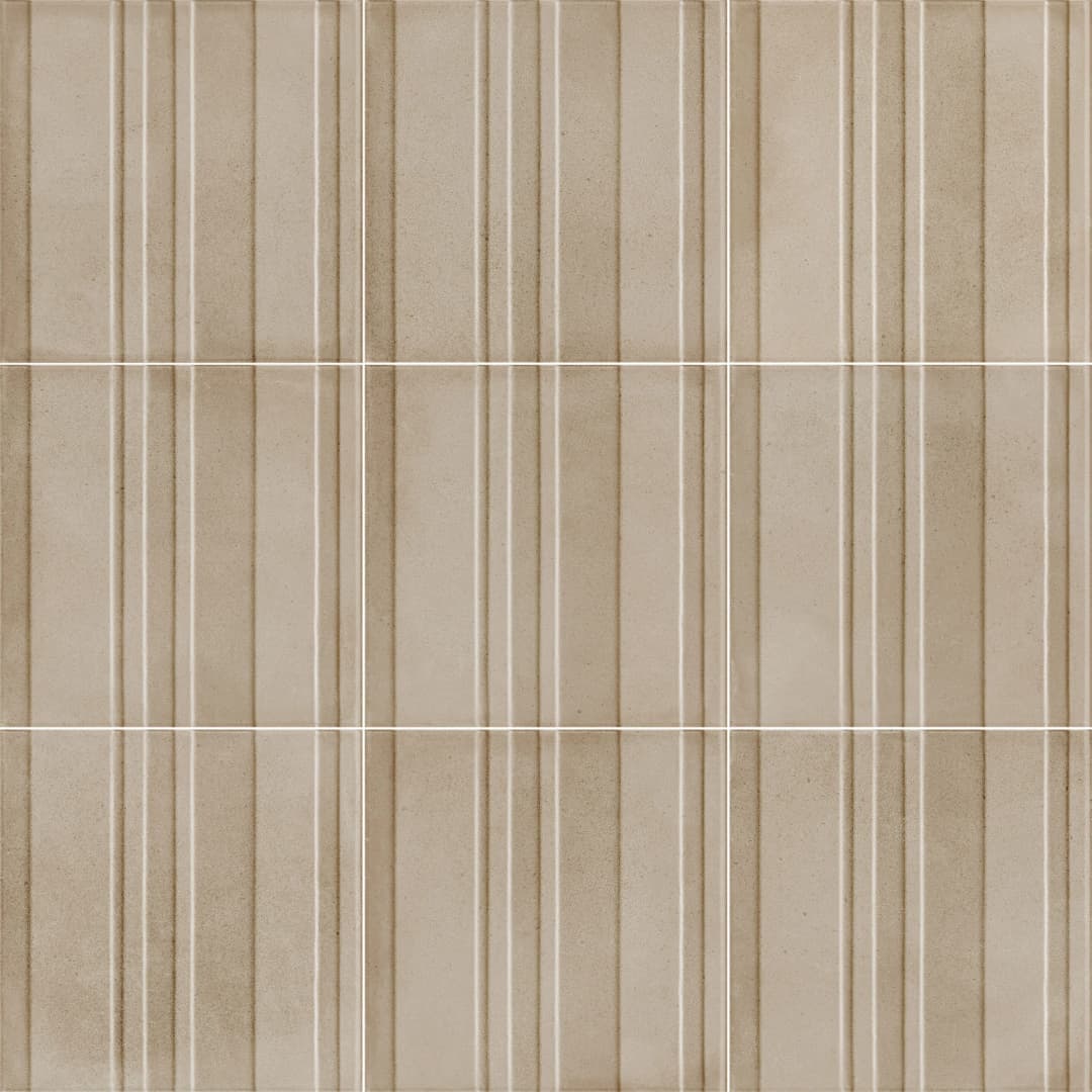 Porcelanato Artcraft Strutura 3D Beige/Gris Mate 20x20 cm