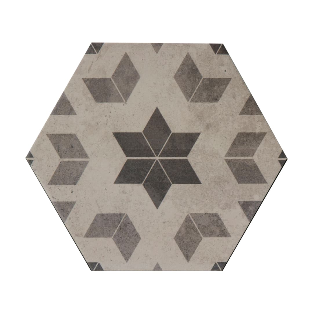 Gres Porcelánico Hexagon City Decor Mate 20x25 cm