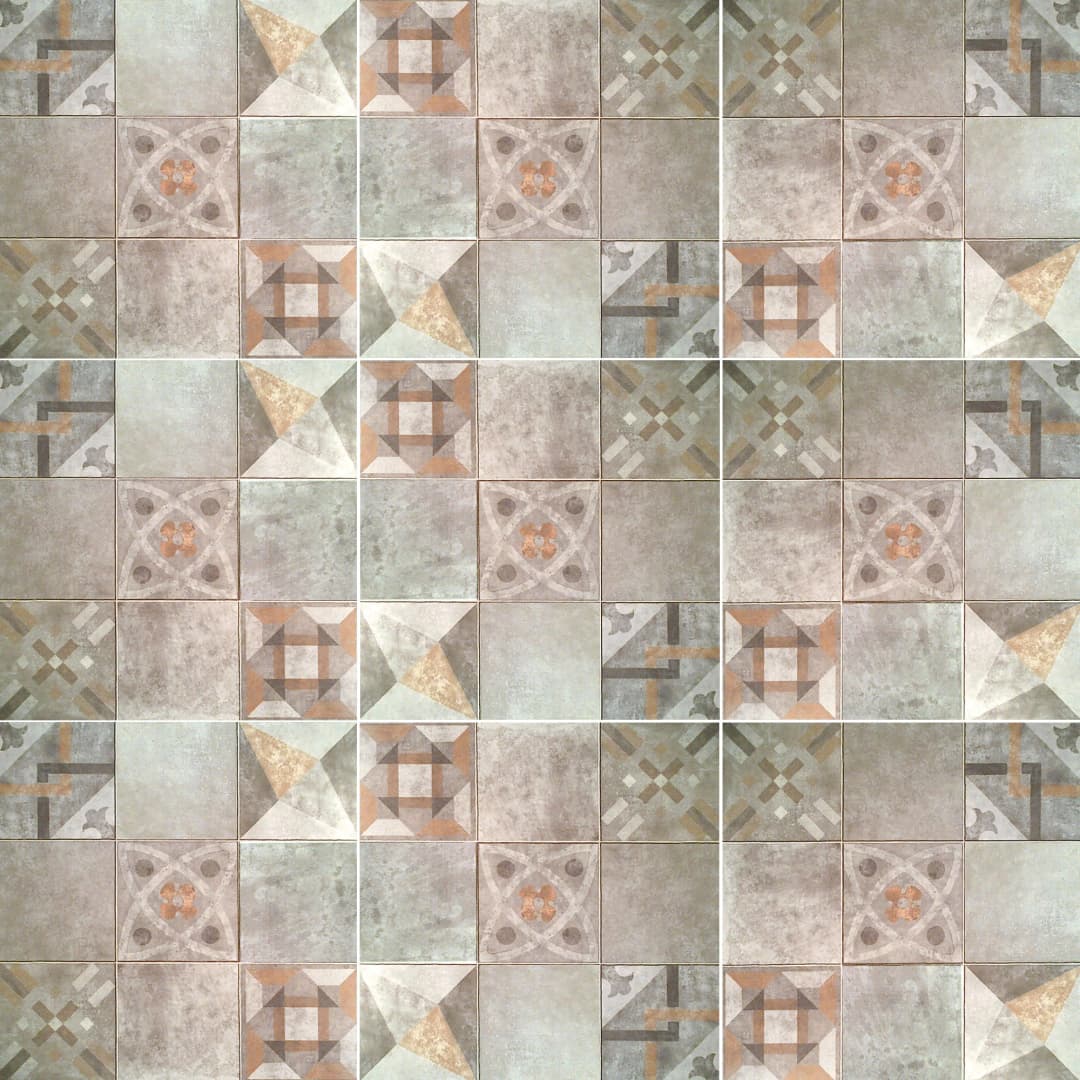 Cerámica Patio Gris Mate No Rectificado 45x45 cm