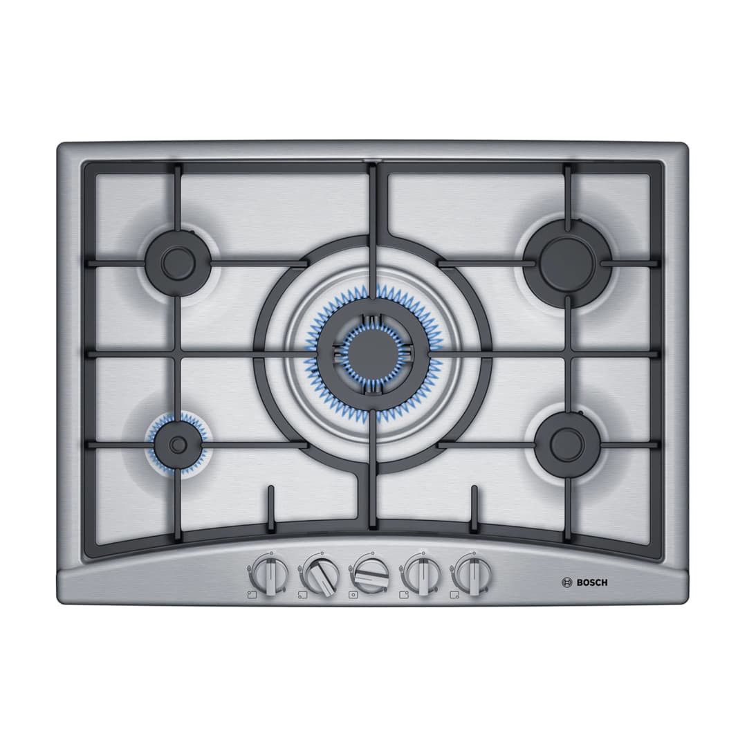 Encimera a Gas 5 Quemadores PGQ7G5B90 Inoxidable 70 cm