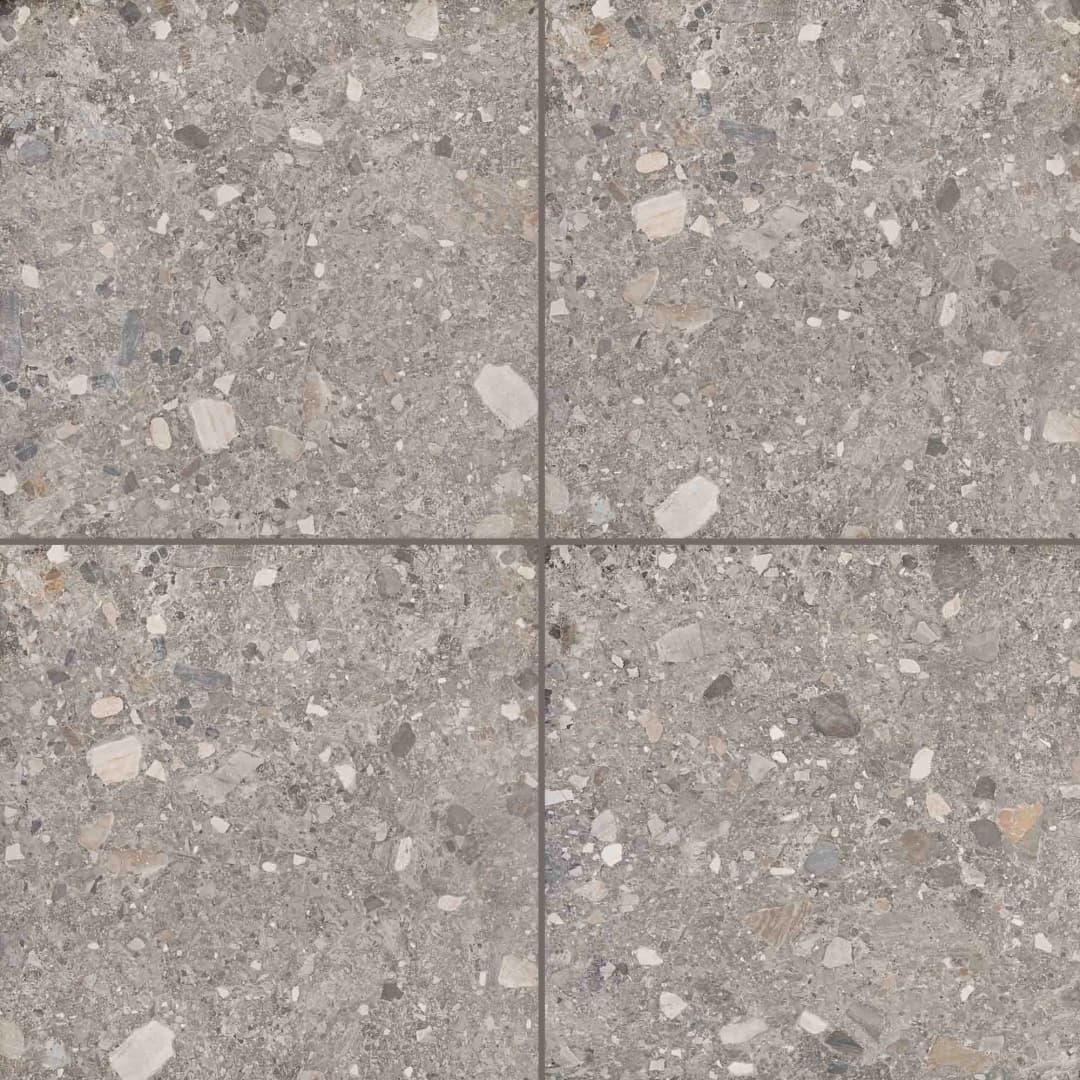 Porcelanato Lombarda Viva Argento Café Mate 90x90 cm