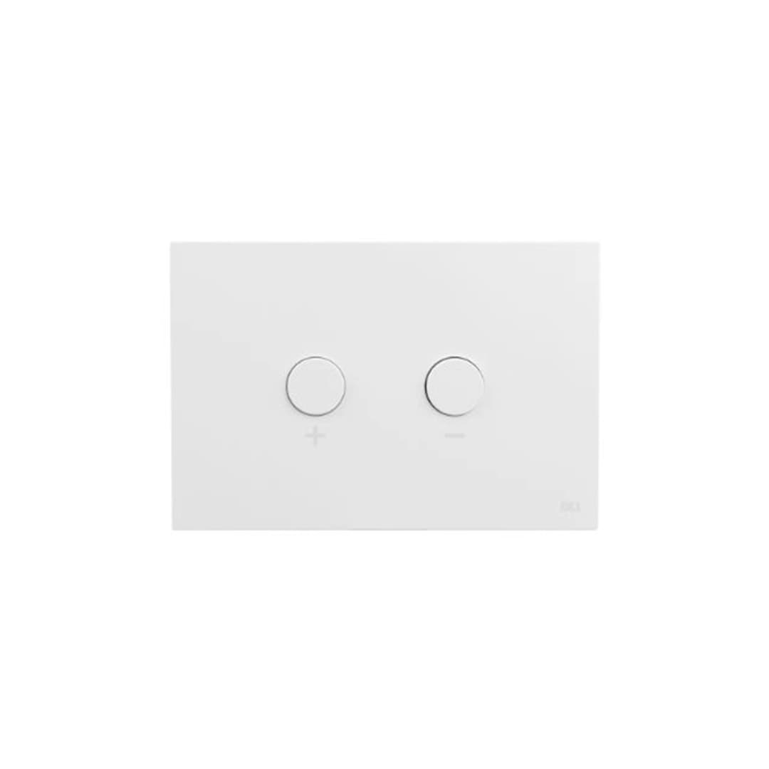 Placa de Accionamiento Dual Blink Blanco Mate Texturado