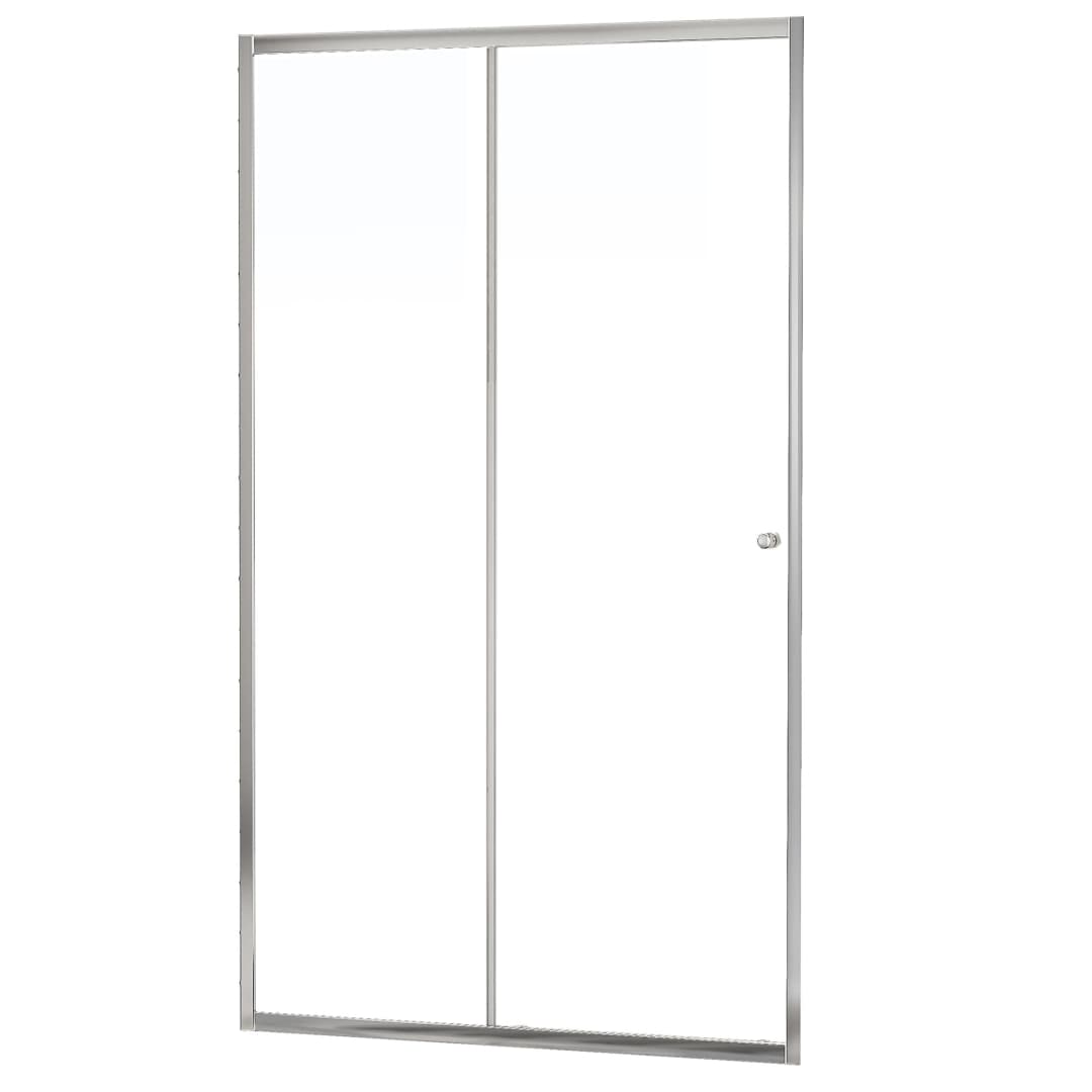 Mampara de Ducha Murano Corredera 1100x1850 mm Vidrio Templado Cromo