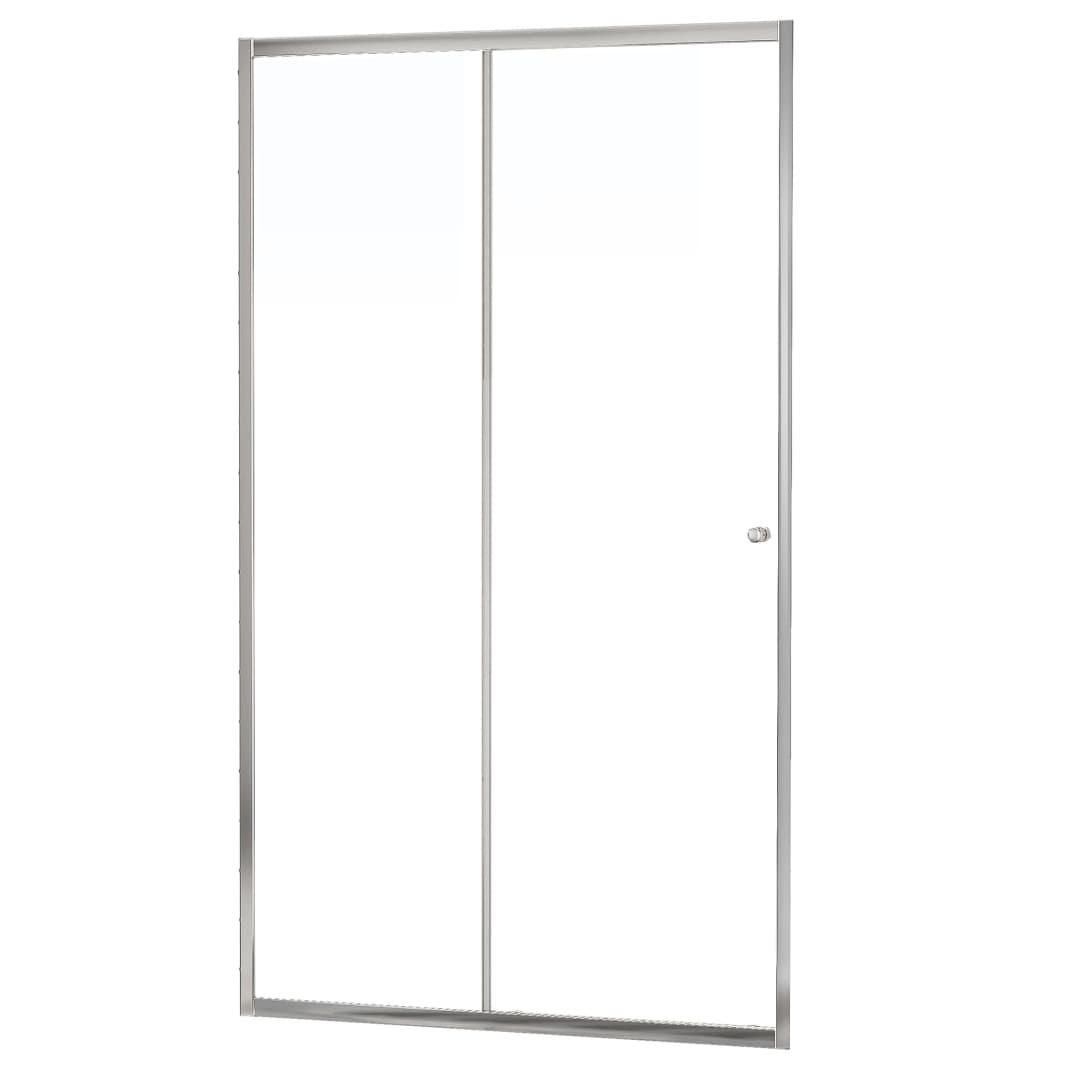 Mampara de Ducha Murano Corredera 1400x1850 mm Vidrio Templado Cromo