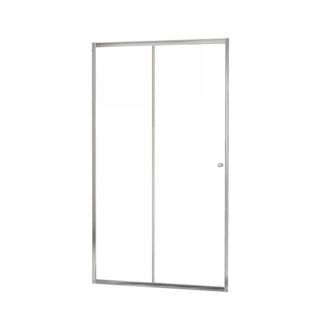 Mampara de Ducha Murano Corredera 1200x1980 mm Vidrio Templado Cromo