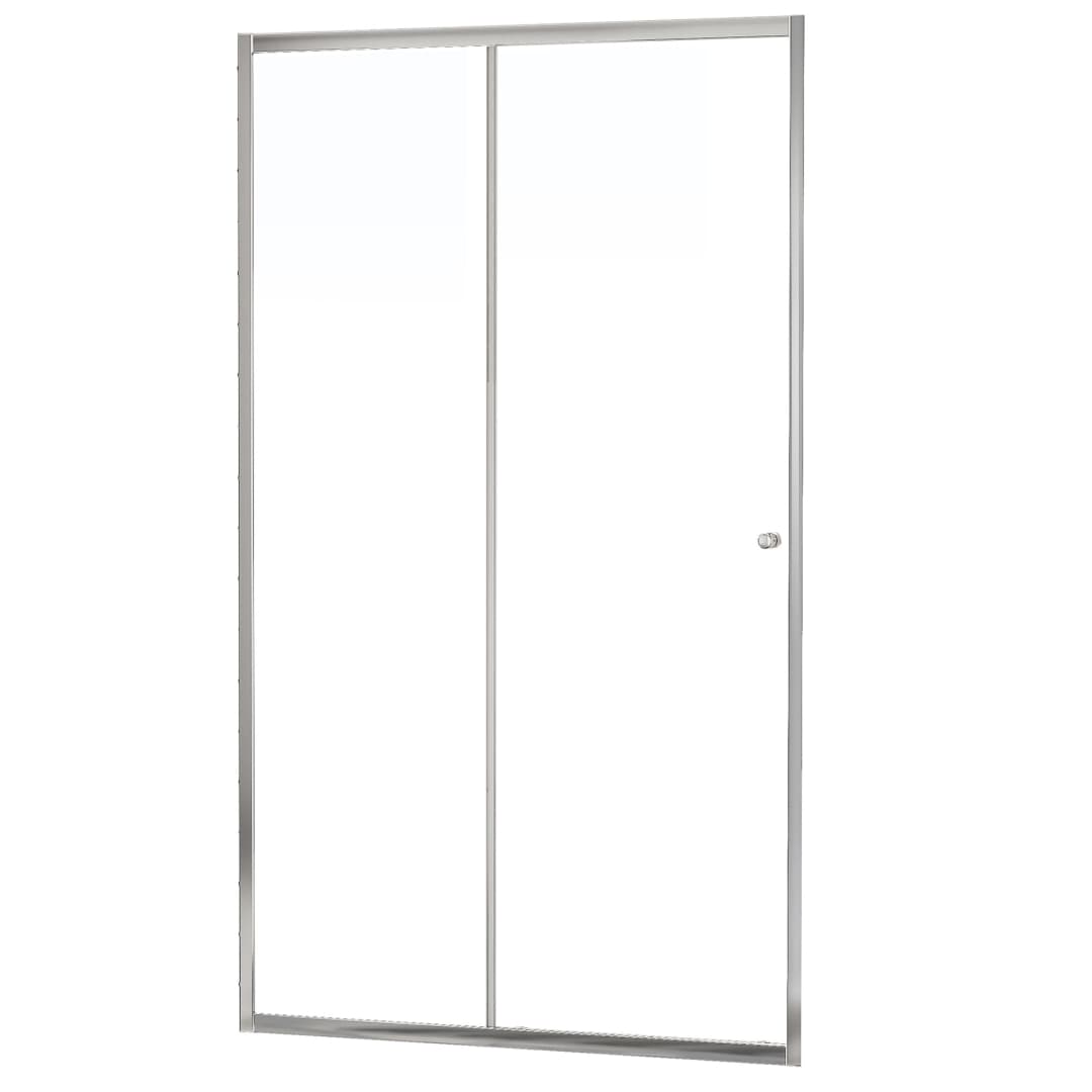Mampara de Ducha Murano Corredera 1500x1980 mm Vidrio Templado Cromo