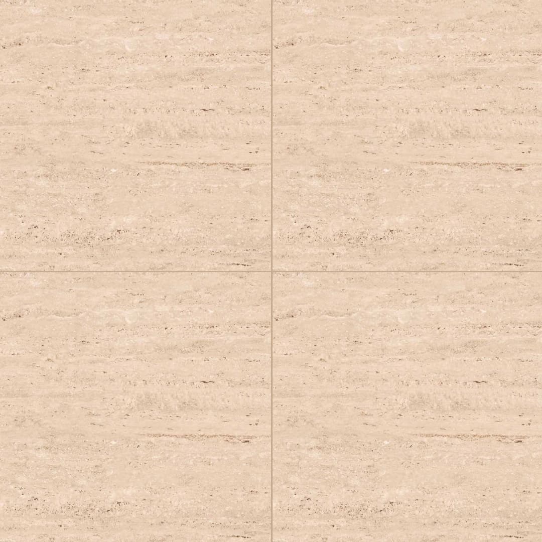 Porcelanato Travertino Beige Mate 6x60 cm