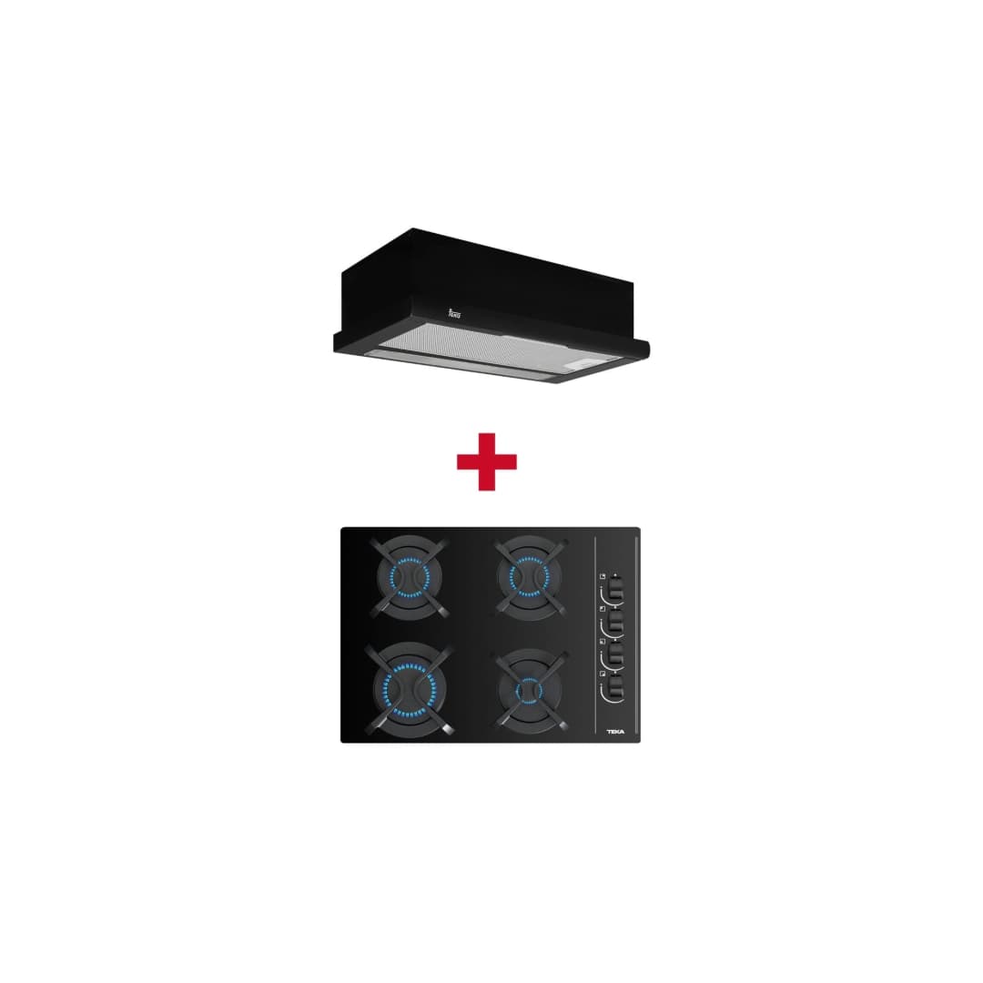 KIT Campana TL6310 BK + Encimera GBC 64003 BUT