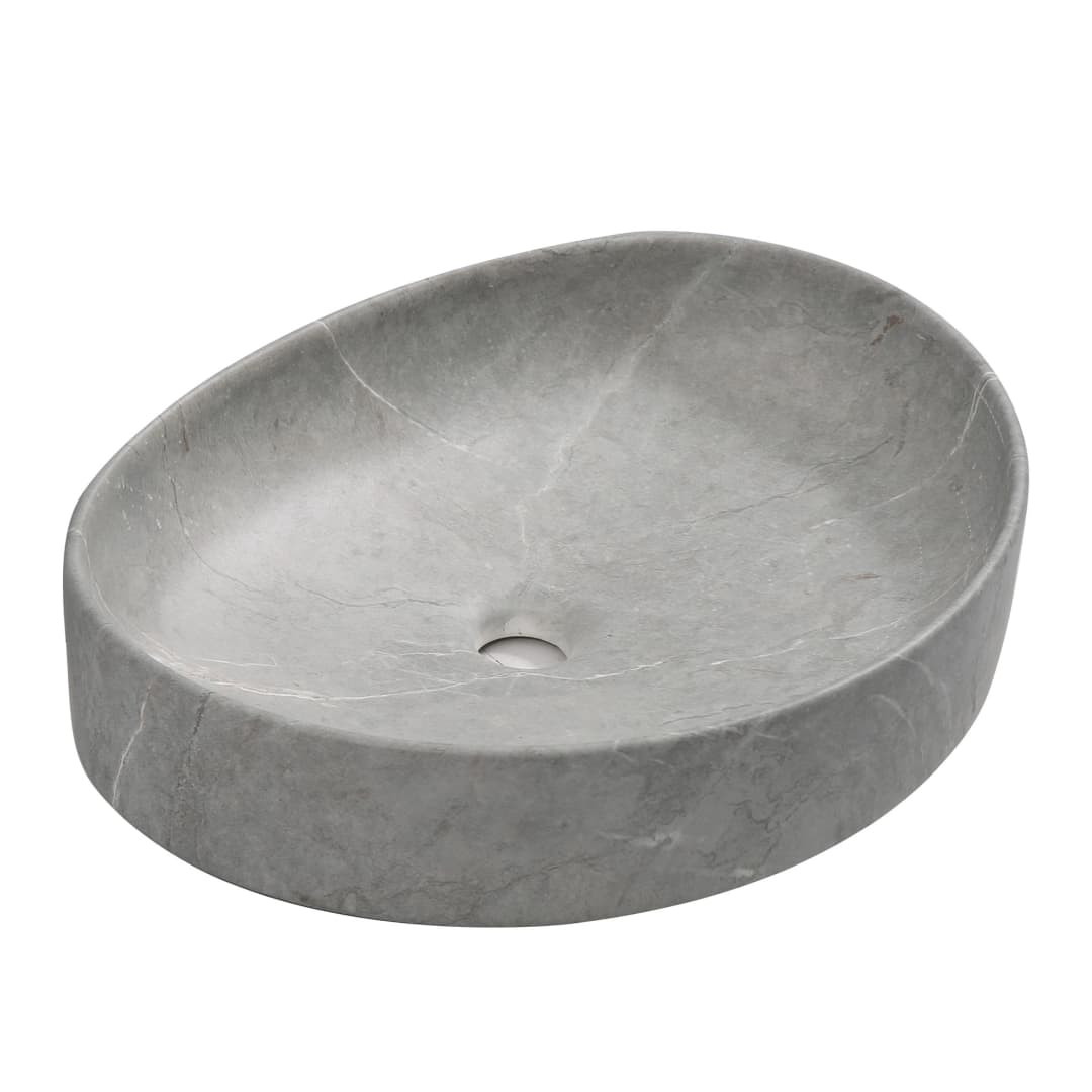 Lavamanos Teruel Piedra sin Rebalse con Desagüe 500X388X120mm