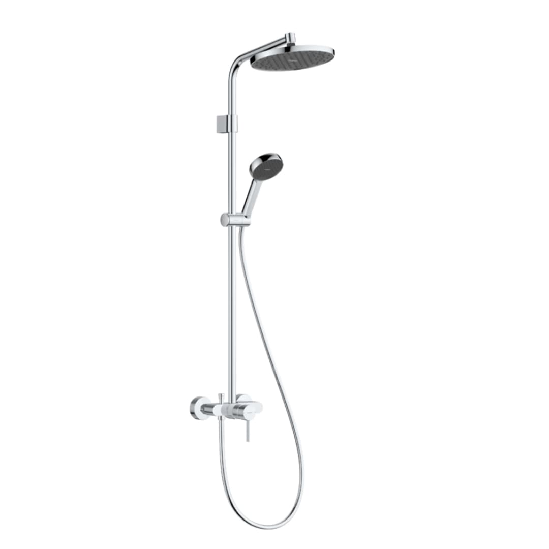 Columna Ducha Activera S 24 cm 1 Jet con Mezclador integrado 28875000 Cromo