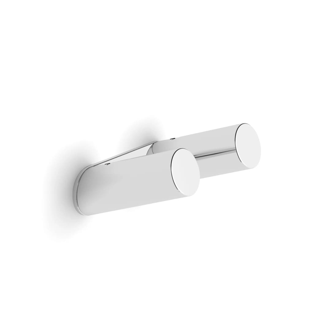 Percha Doble Amalfi color Cromado