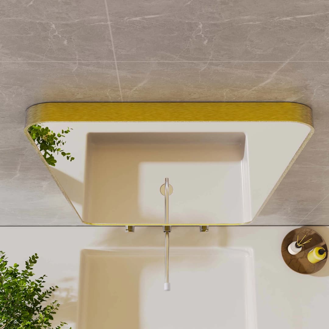 Espejo Minerva Light Gold 100x60 cm
