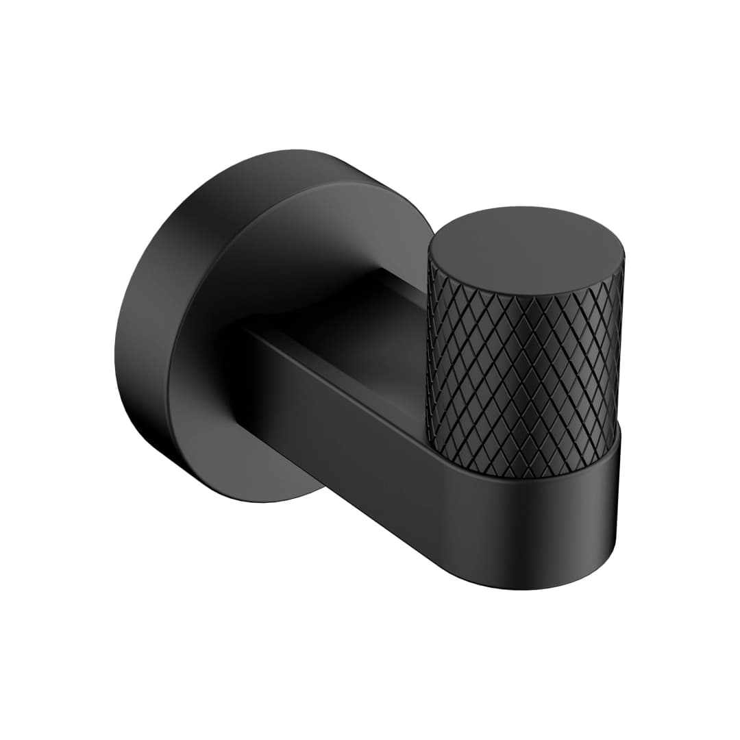 Percha Crown 6 cm Simple Negro Mate