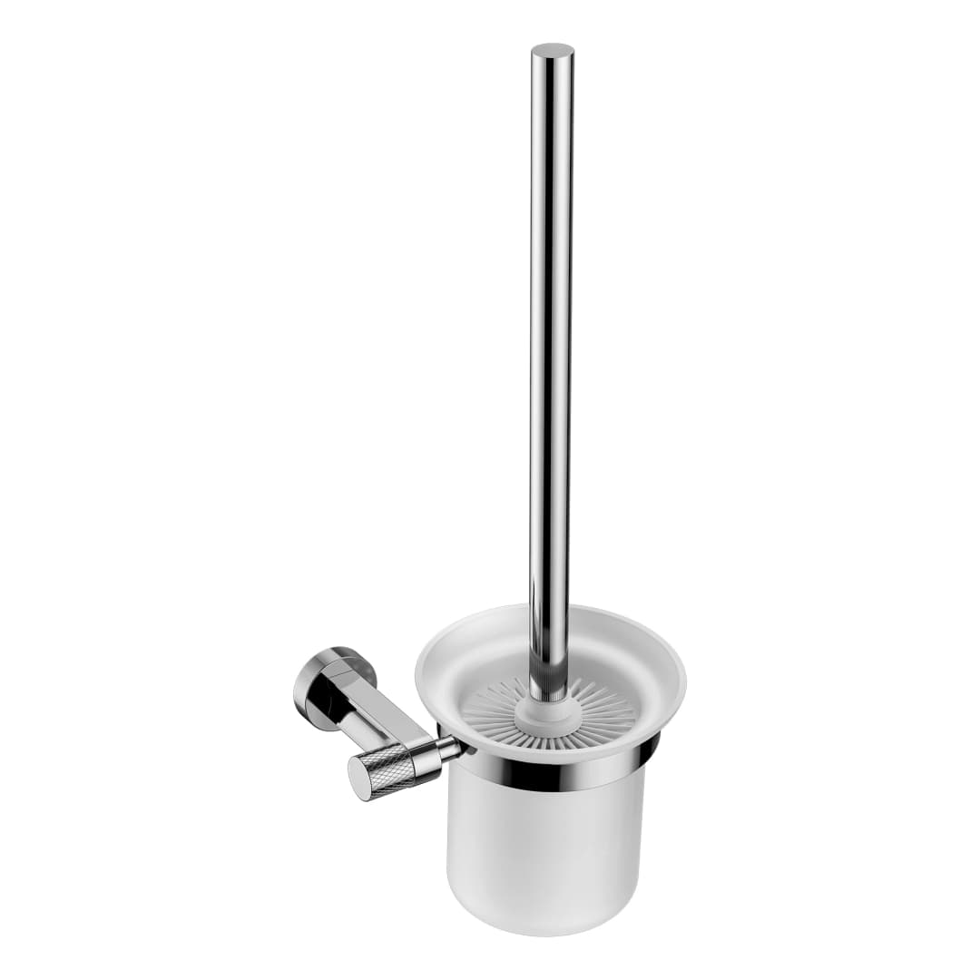 Vaso Portacepillo Crown 15 cm A Muro Cromo
