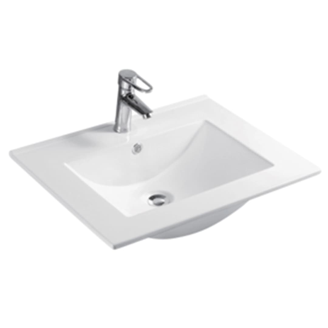 Cubierta Lavamanos Queen Blanca 610x200x465 mm