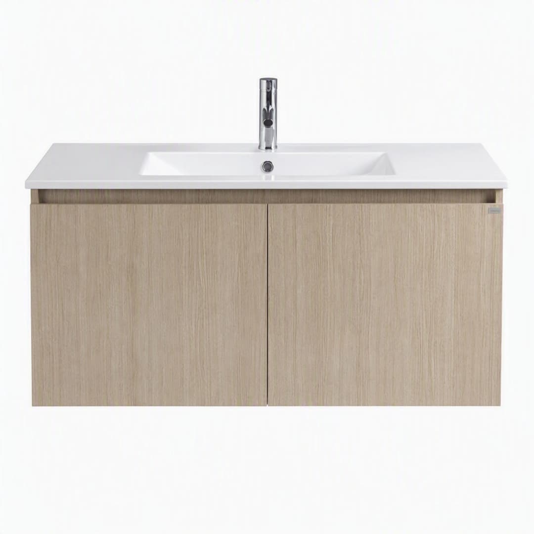 Mueble de Baño Queen con Lavamano 2 Puertas Soft 1100x465x500 mm