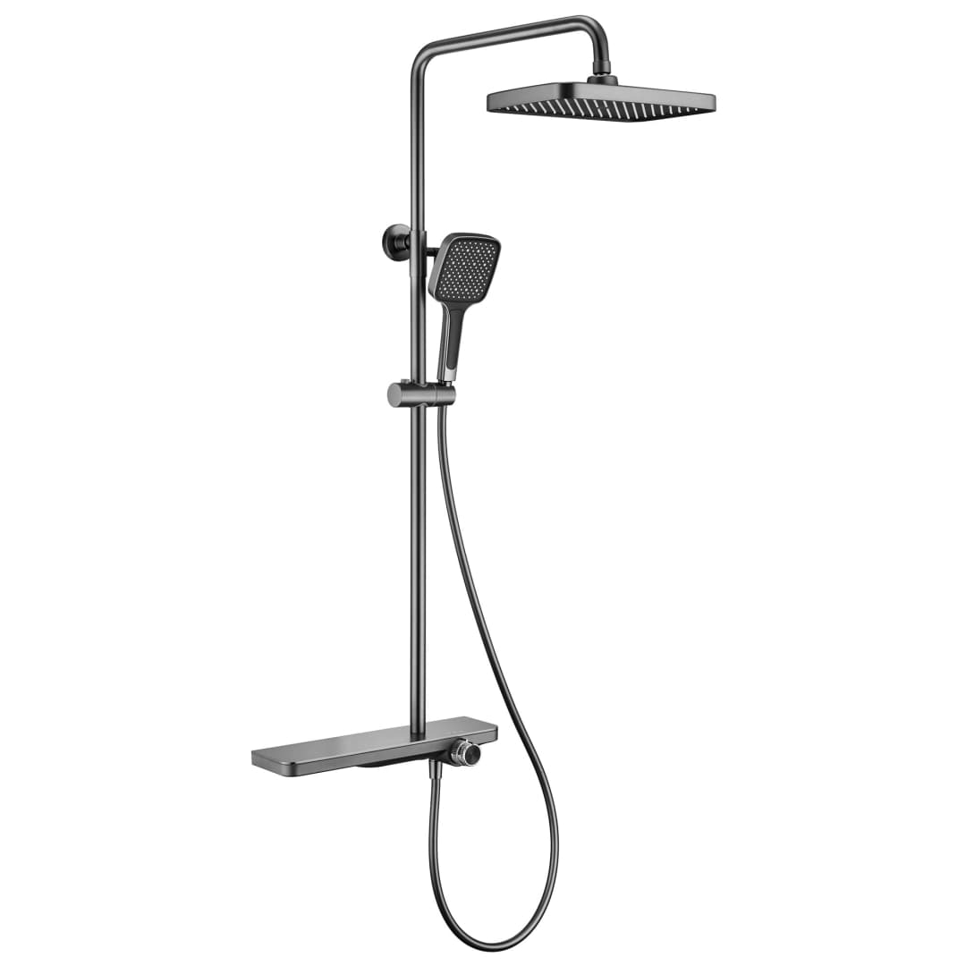 Columna Ducha Valenza 31 cm Gun Grey