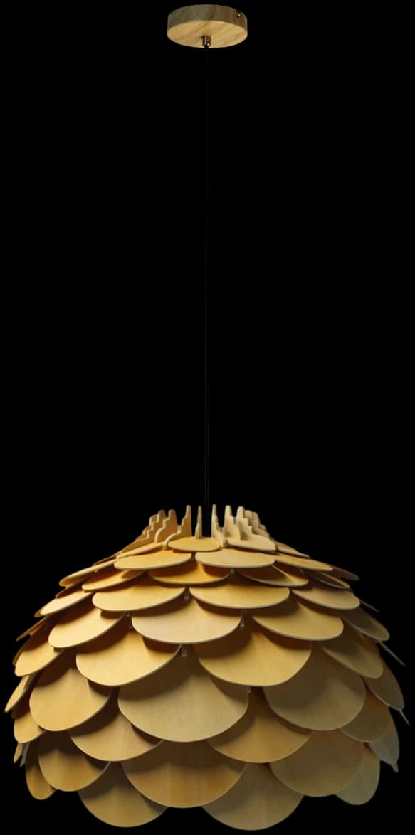 LÁMPARA COLGANTE LED STUDIO CAPULLO Ø50 (SIN AMPOLLETA E27) MADERA